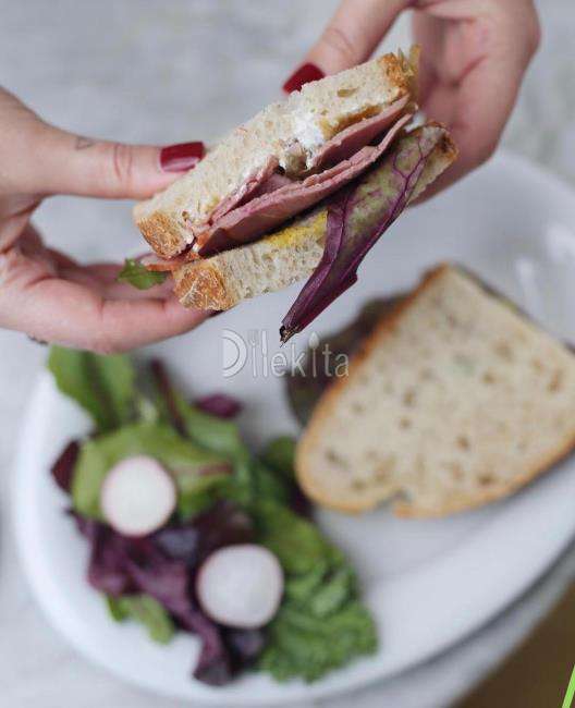 Roast Beef & Mantar Sandwich () @Grandpa Coffee Eatery
